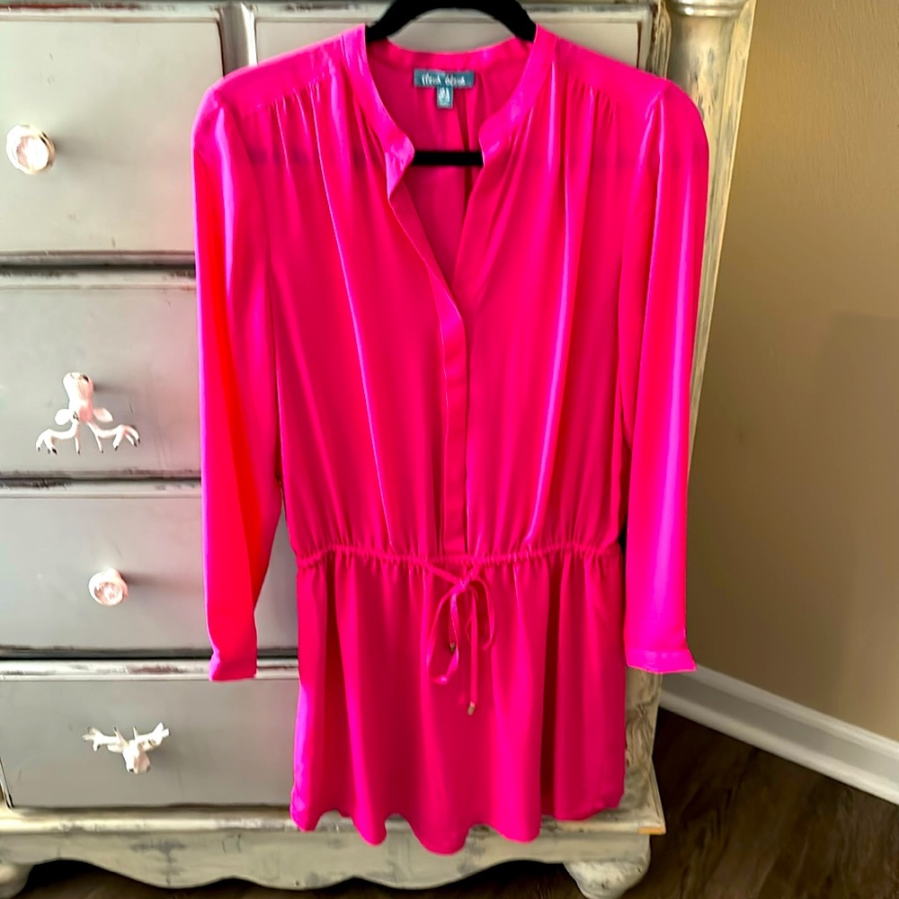 Classy lightweight hot pink Dress